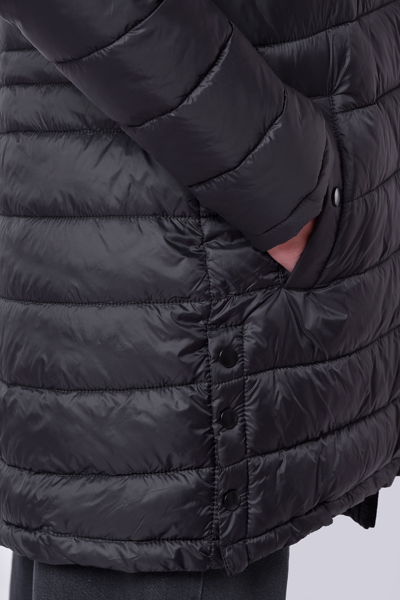 کاپشن بلند ساده زنانه