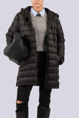 کاپشن بلند ساده زنانه