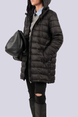 کاپشن بلند ساده زنانه