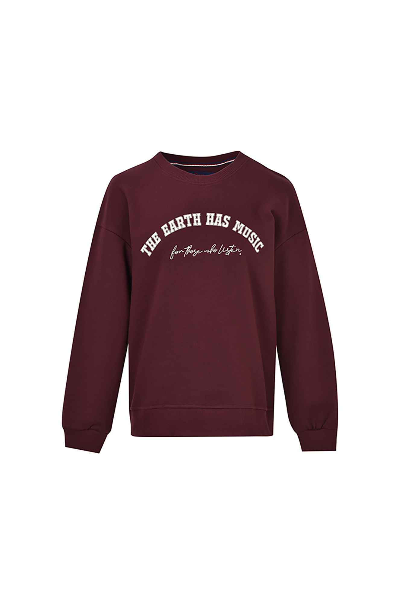 ی شرت آستین بلند چاپ و گلدوزی دار زنانه