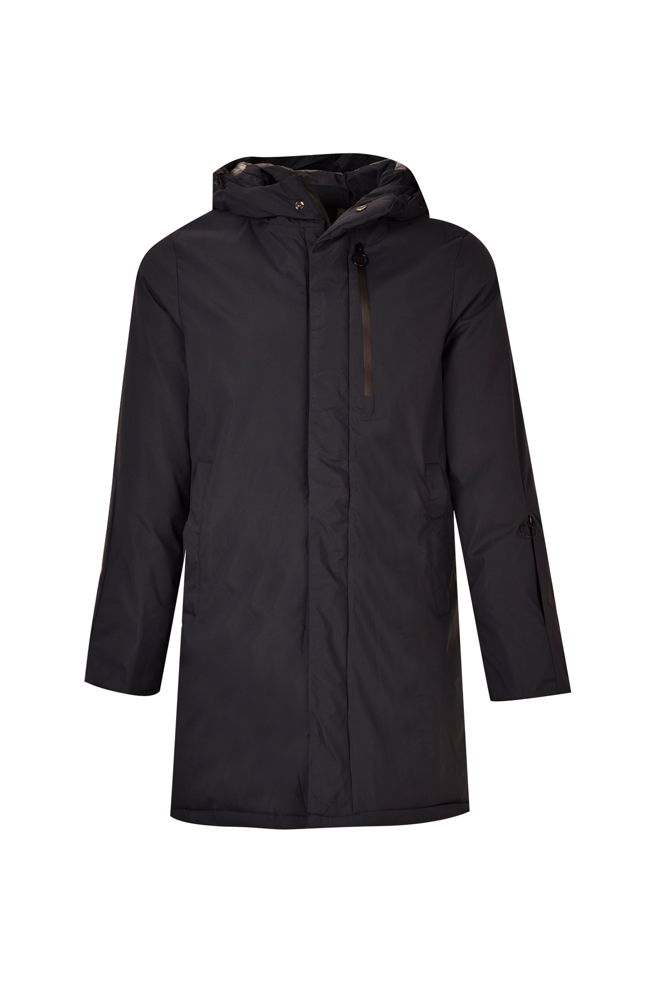 کاپشن مردانه کلاه دار بلند