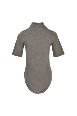 بادی یقه ایستاده آستین کوتاه