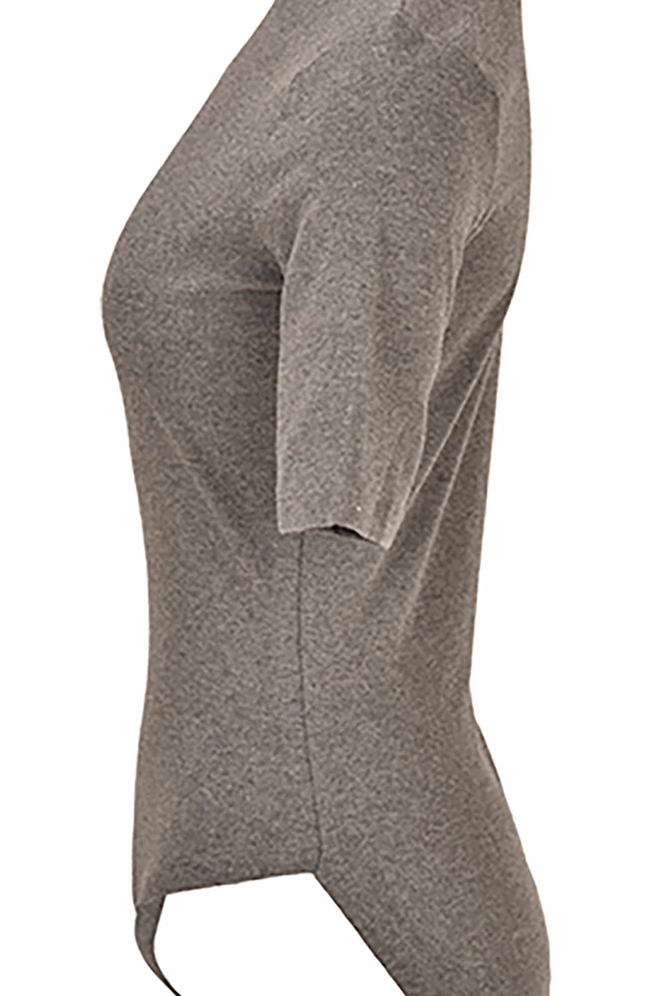 بادی یقه ایستاده آستین کوتاه