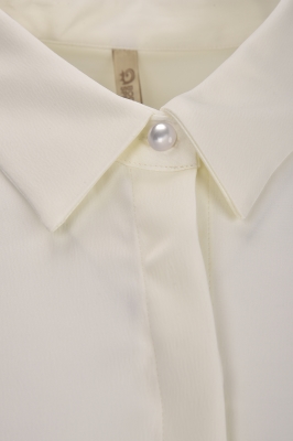 شومیز ساتن یقه شکاری زنانه