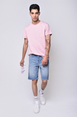 تیشرت آستین کوتاه یقه گرد بیسیک