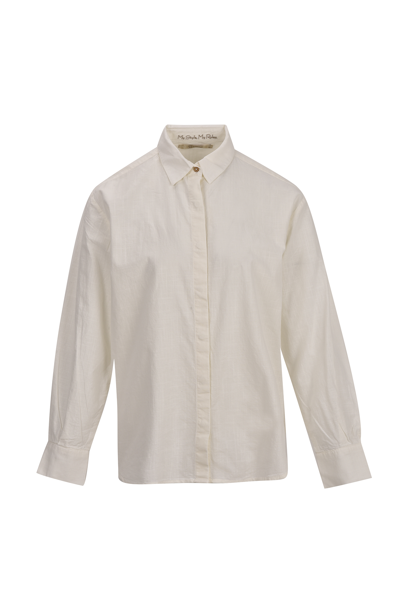 شومیز لینن آستین بلند