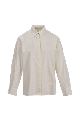 شومیز لینن آستین بلند