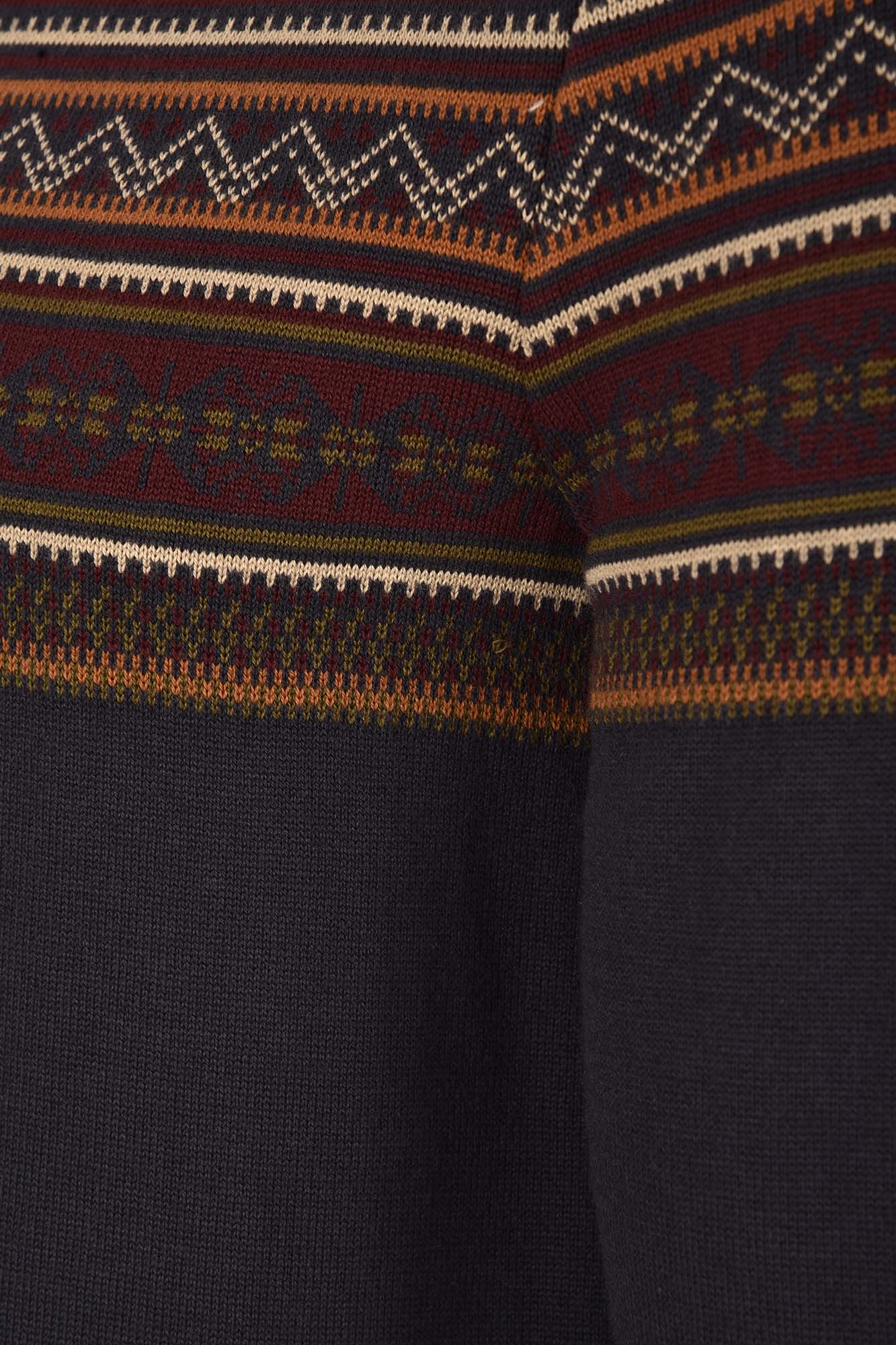 بافت مردانه یقه گرد ژاکاردی