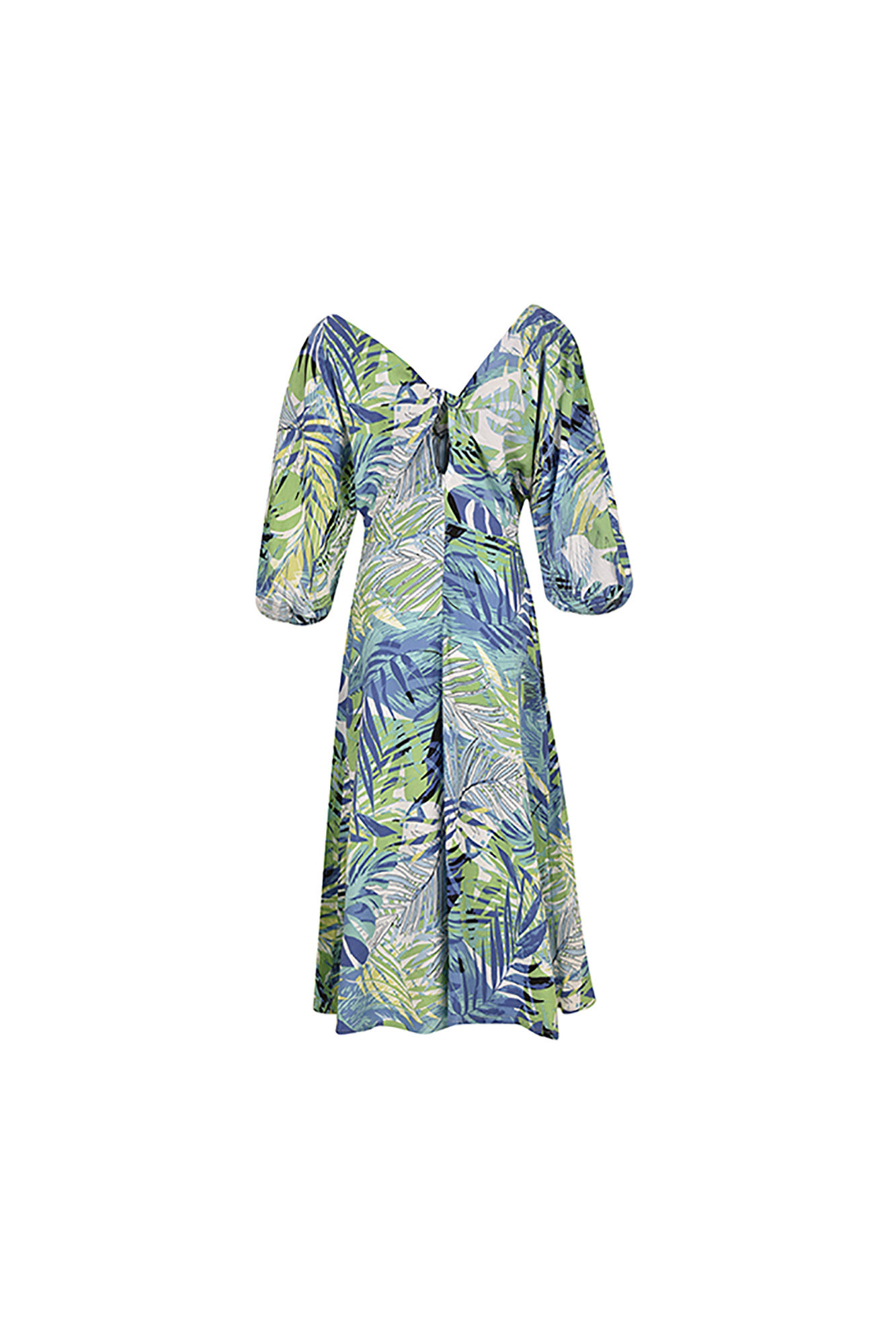 پیراهن بلند جلو گره ای