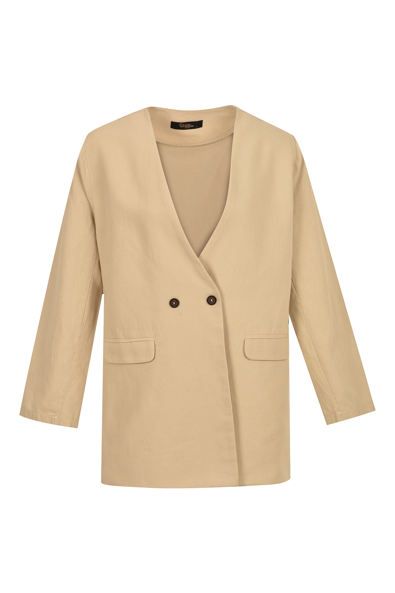 کت زنانه چهاردکمه یقه هفت