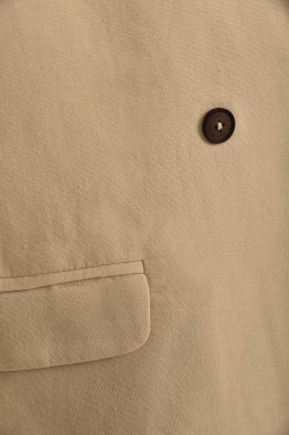 کت زنانه چهاردکمه یقه هفت