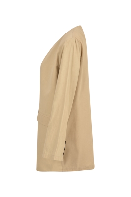 کت زنانه چهاردکمه یقه هفت