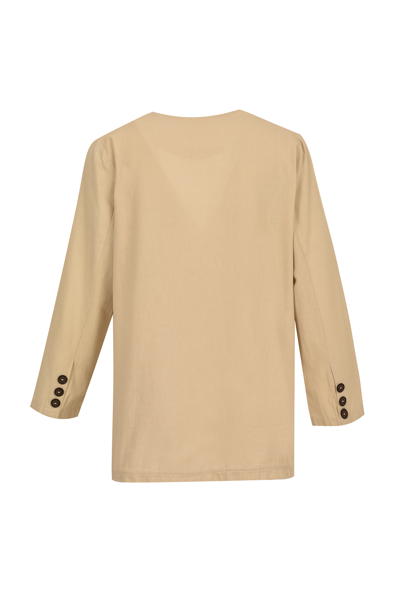 کت زنانه چهاردکمه یقه هفت