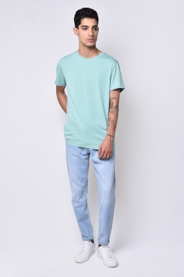 تیشرت آستین کوتاه یقه گرد بیسیک