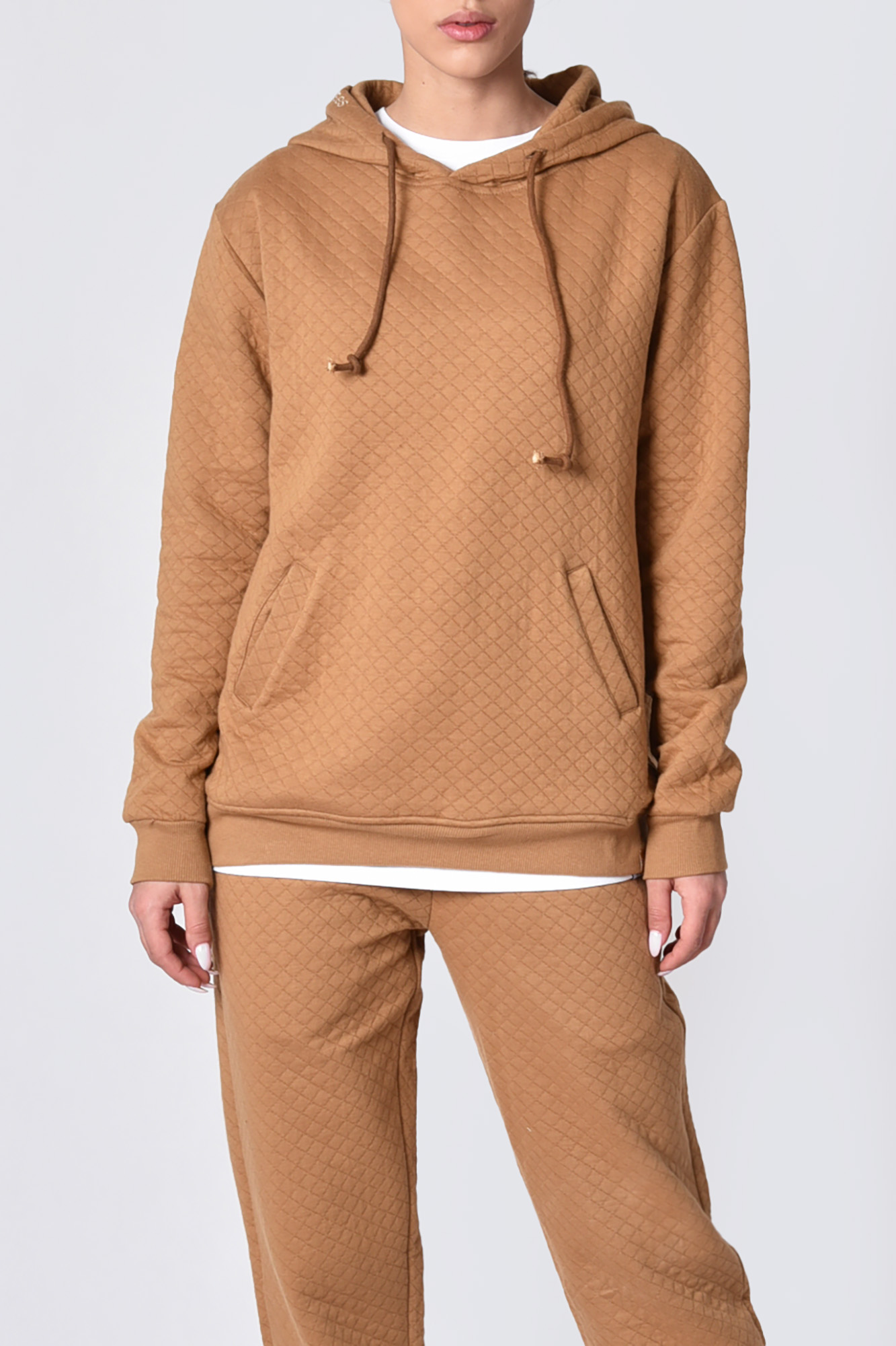 هودی زنانه طرح لوزی