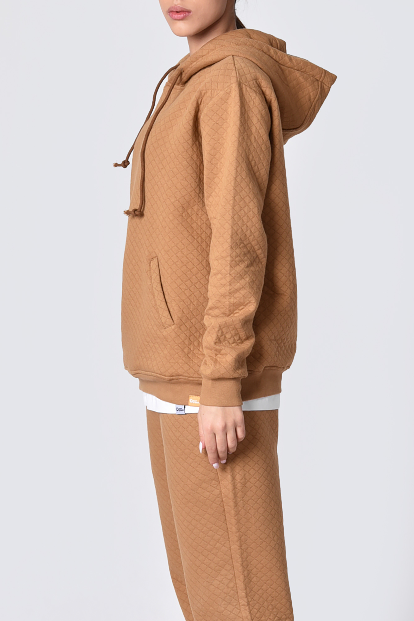 هودی زنانه طرح لوزی