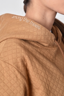 هودی زنانه طرح لوزی