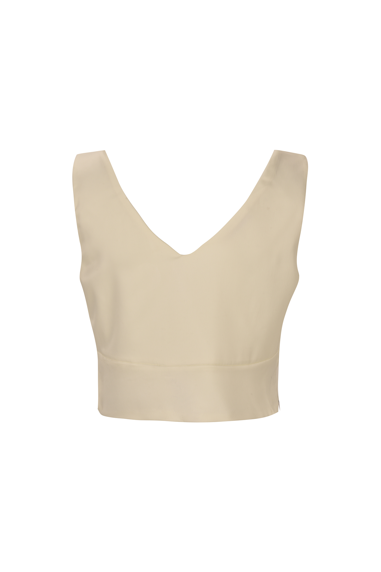 تاپ زنانه یقه هفت ساتن