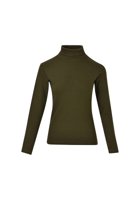 تی شرت یقه اسکی زنانه