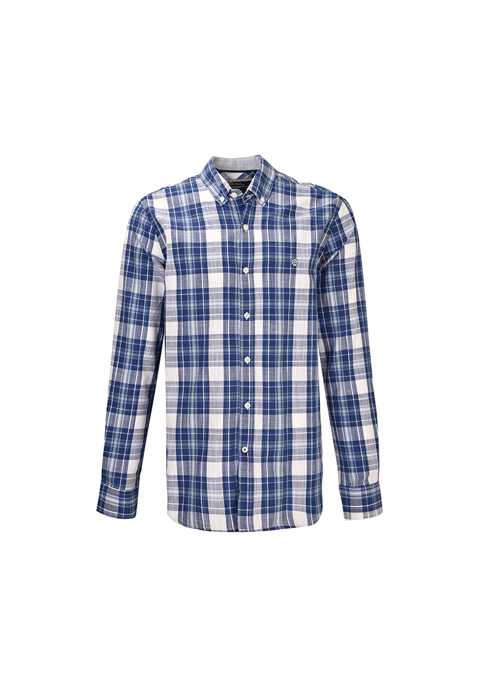 پیراهن مردانه آستین بلند رگولار چهارخانه