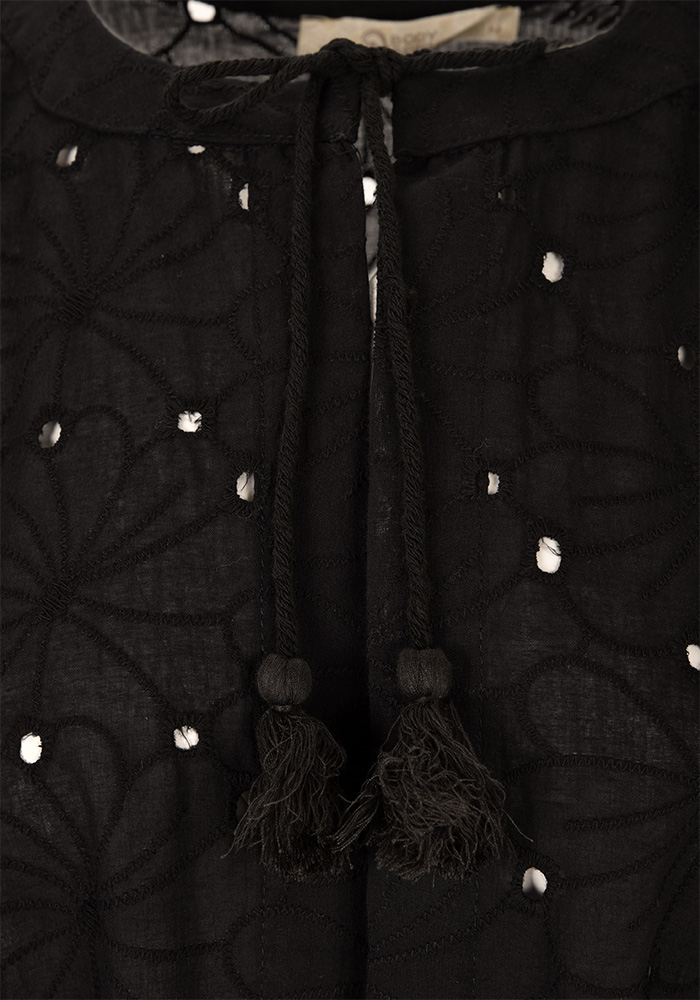 مانتو خامه دوزی آستین کیمونو