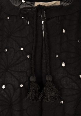 مانتو خامه دوزی آستین کیمونو