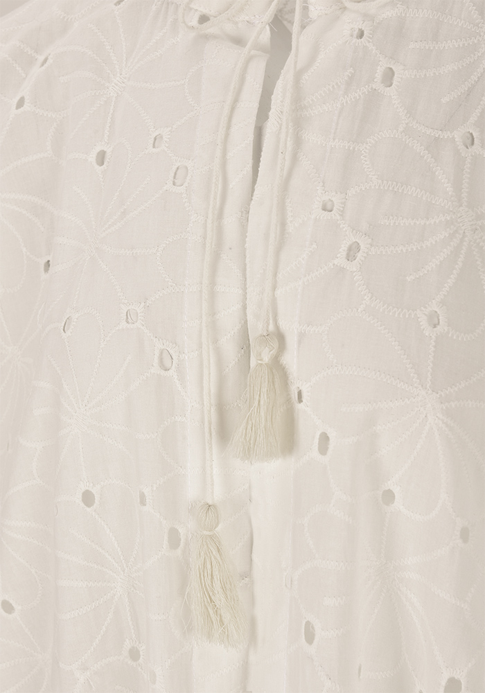 مانتو خامه دوزی آستین کیمونو