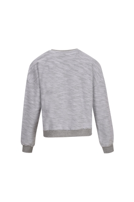 تی شرت زنانه آستین بلند گلدوزی دار