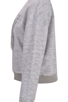 تی شرت زنانه آستین بلند گلدوزی دار