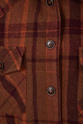 پالتو چهارخونه کمربنددار