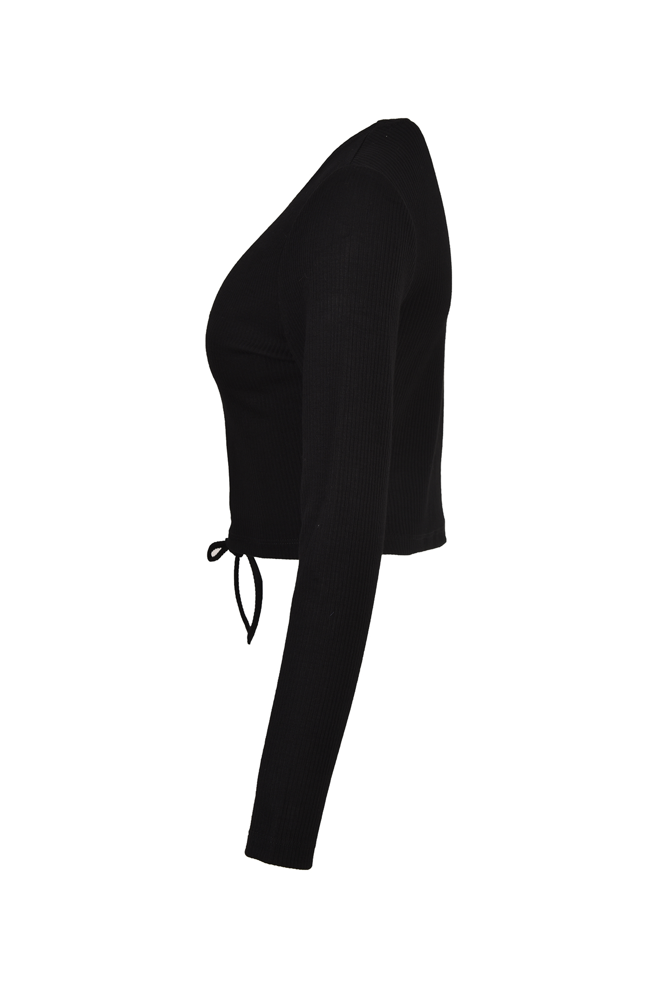 تی شرت آستین بلند جلوگتردار