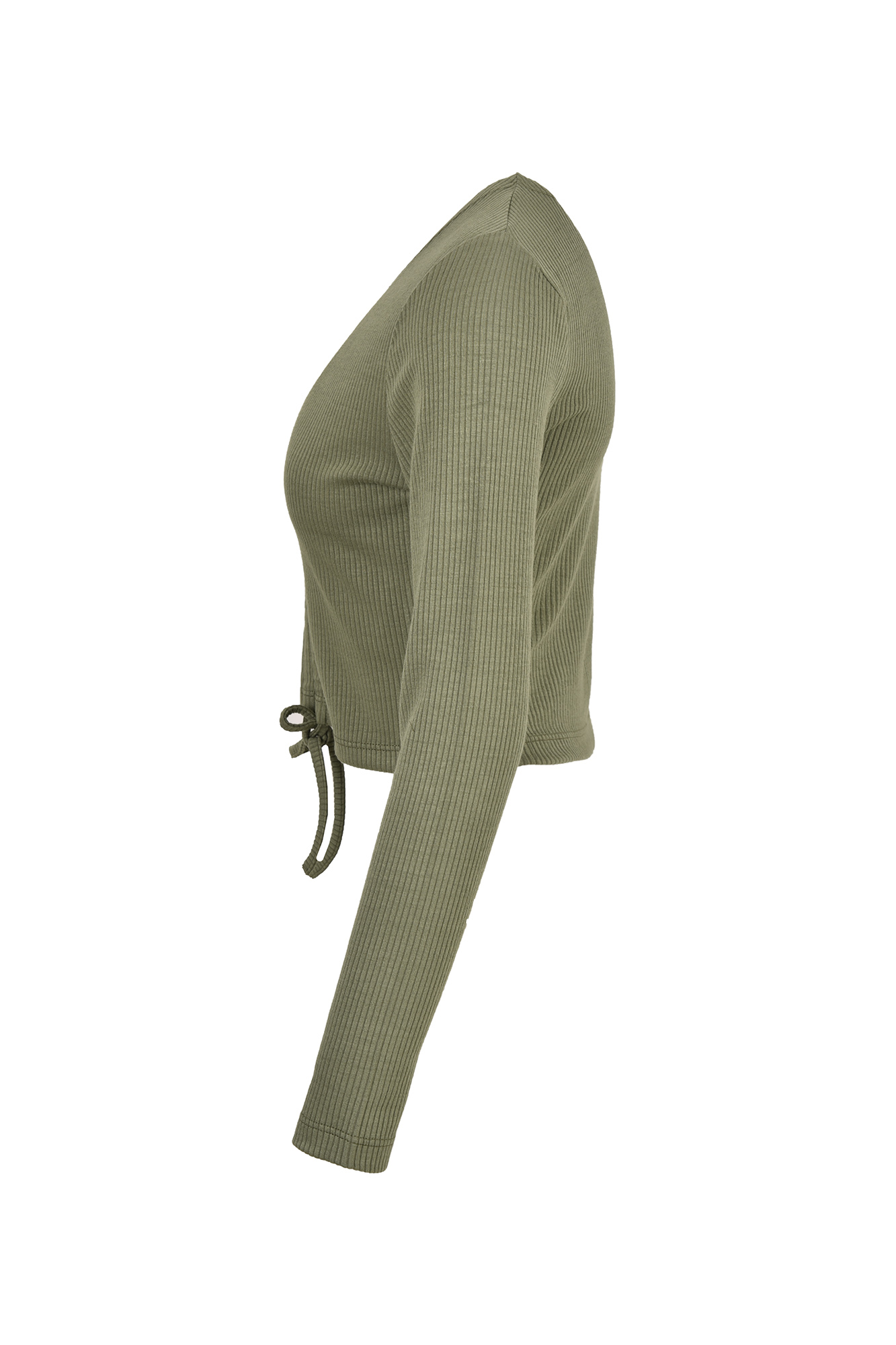 تی شرت آستین بلند جلوگتردار