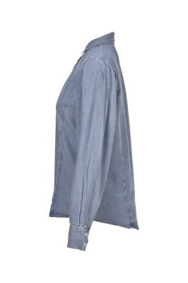 شومیز آستین پیلی دار