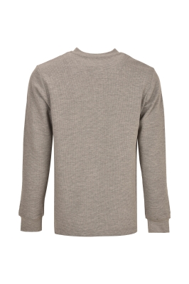 تی شرت آستین بلند مردانه سه دکمه