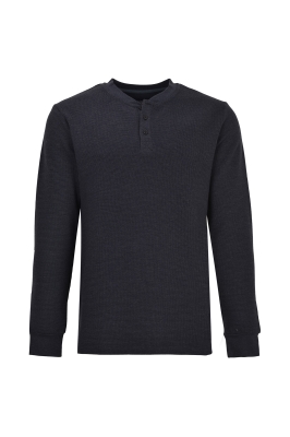 تی شرت آستین بلند مردانه سه دکمه