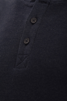 تی شرت آستین بلند مردانه سه دکمه