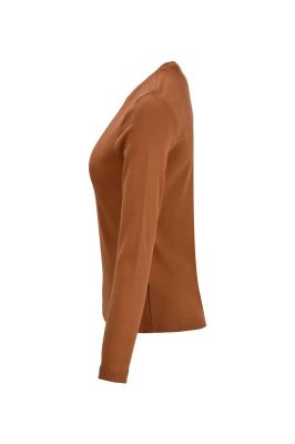 تی شرت آستین بلند یقه گرد