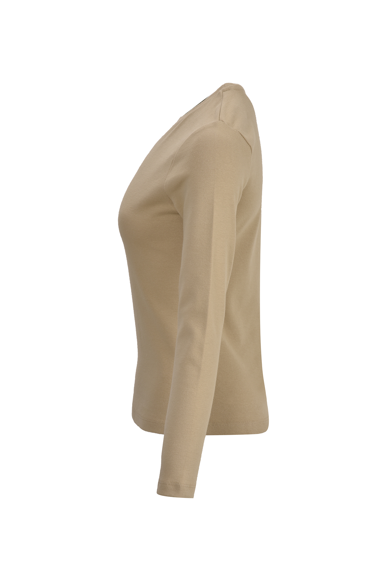 تی شرت آستین بلند یقه گرد