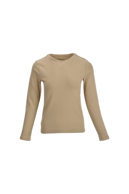 تی شرت آستین بلند یقه گرد