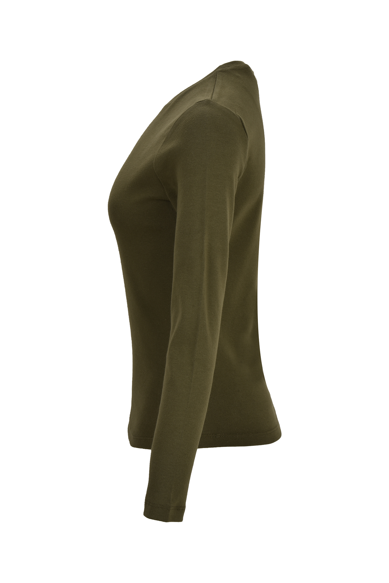 تی شرت آستین بلند یقه گرد