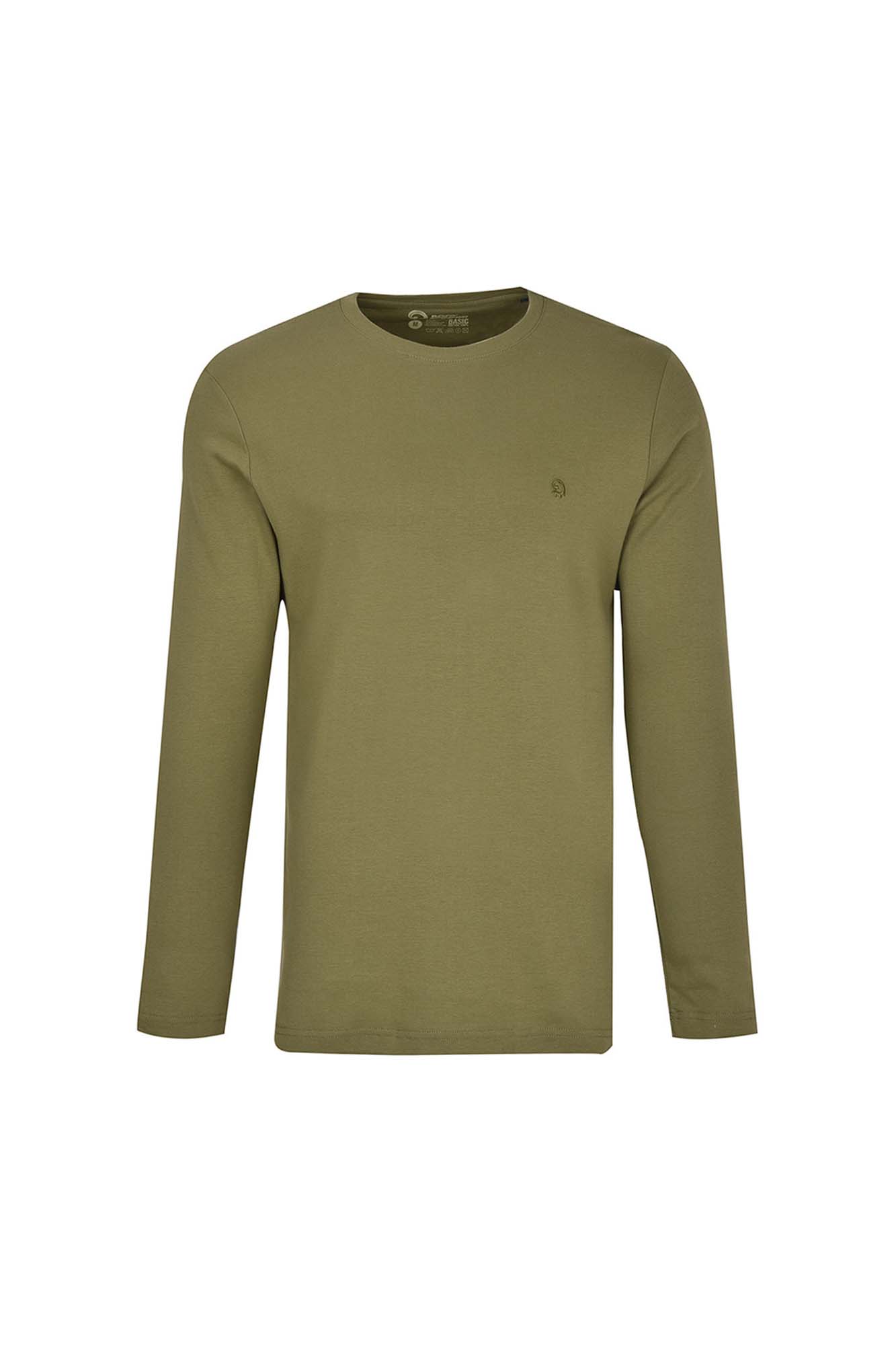 تیشرت آستین بلند یقه گرد