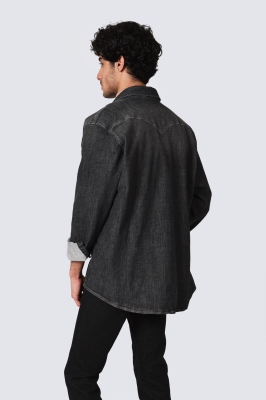 پیراهن جین آستین بلند