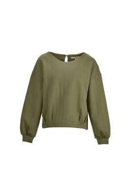 تی شرت آستین بلند پفی زنانه