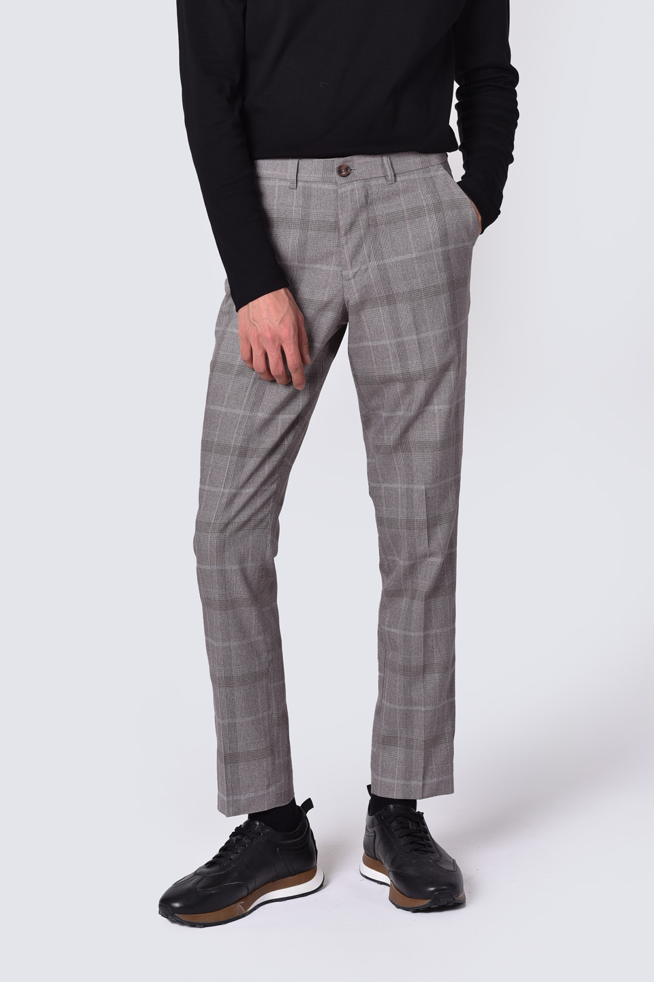 شلوار پارچه ای چهارخانه