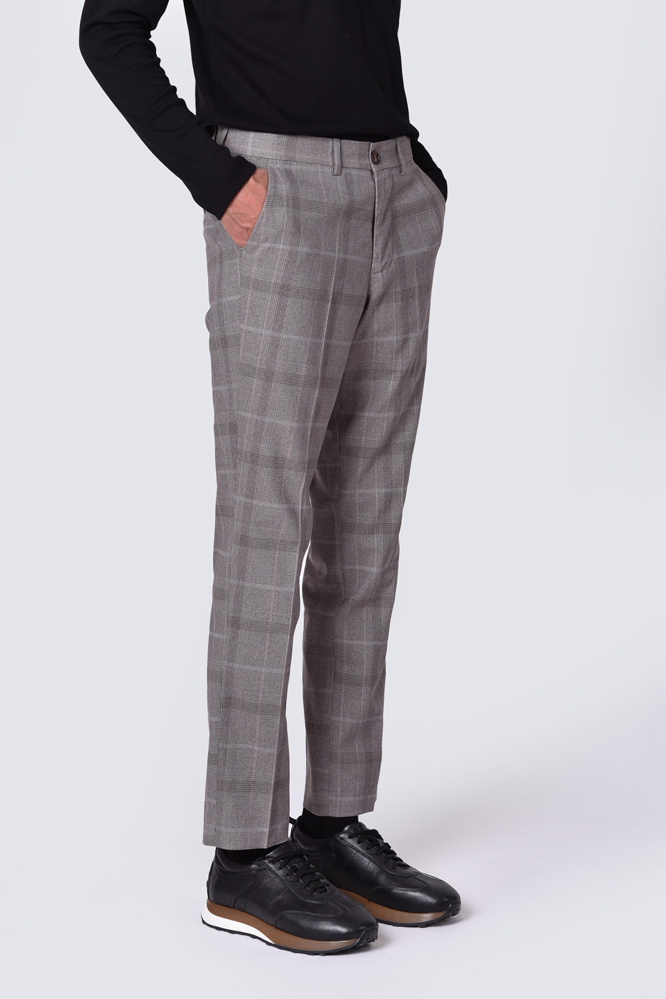 شلوار پارچه ای چهارخانه