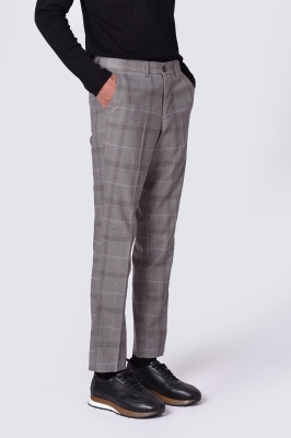 شلوار پارچه ای چهارخانه