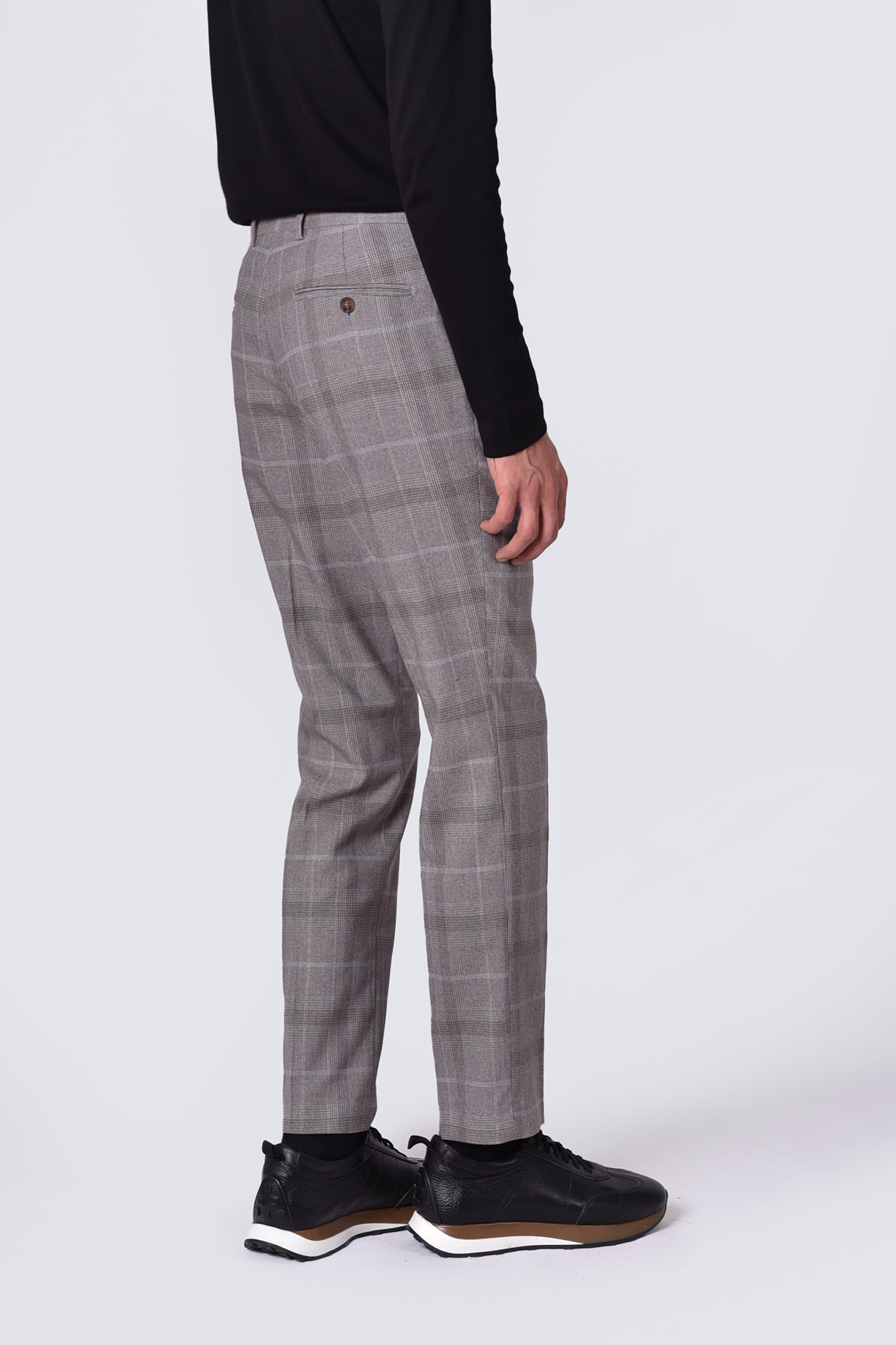 شلوار پارچه ای چهارخانه