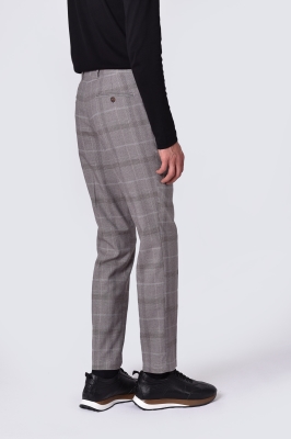 شلوار پارچه ای چهارخانه