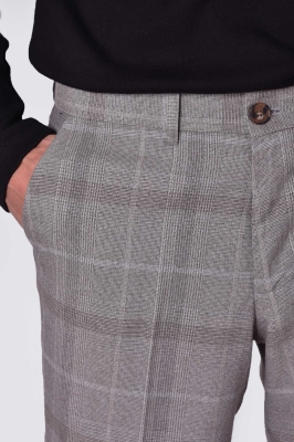 شلوار پارچه ای چهارخانه