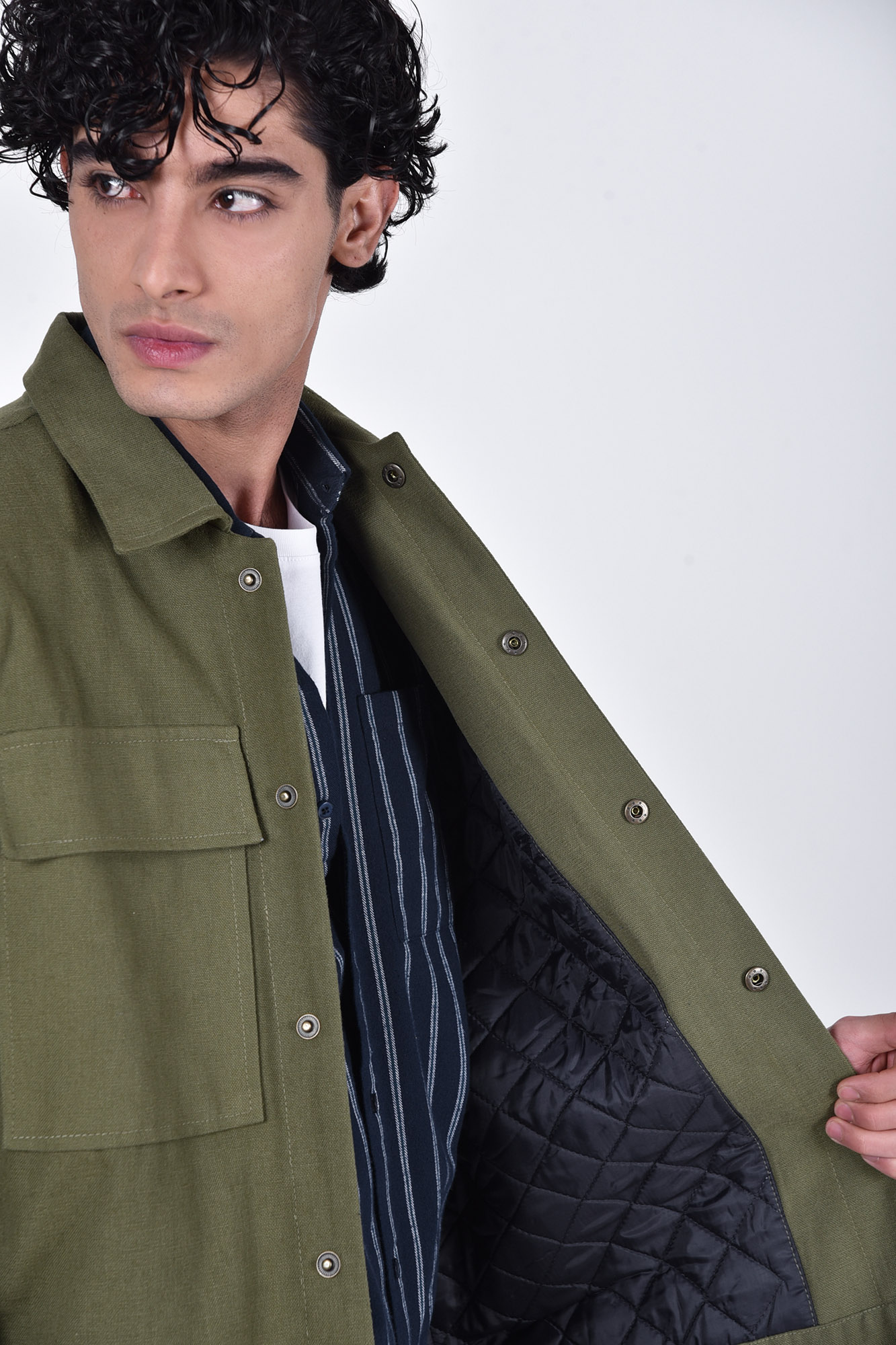 کاپشن دو جیب مردانه